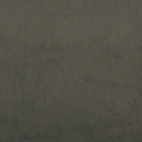 Apoio de pés 60x60x36 cm veludo cinzento-escuro