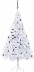 Árvore de Natal artificial pré-iluminada + bolas 380 ramos