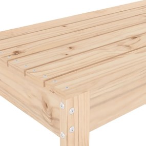 Banco de jardim 110x38x45 cm madeira de pinho maciça