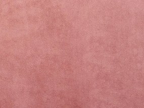 Módulo de canto em veludo rosa EVJA Beliani
