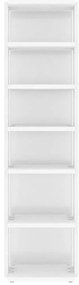 Sapateira 27,5x27x102 cm derivados de madeira branco brilhante