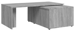 Mesa de centro 150x50x35 cm derivados de madeira cinza sonoma