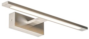 Wandlamp staal 41,5 cm incl. LED IP44 - Jerre Design