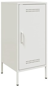 Aparadores 2 pcs 36x39x79 cm aço branco