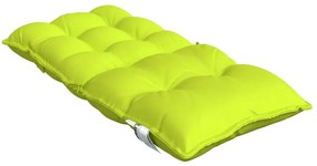 Almofadões cadeira encosto baixo 4 pcs oxford verde brilhante