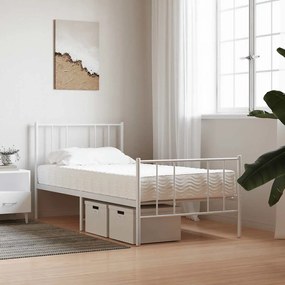 Colchão de espuma 90x220 cm dureza H2 H3 branco