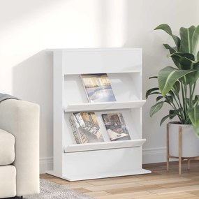 vidaXL Estante de Revistas Branco 70 x 41 x 96 cm Madeira processada