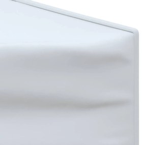 Tenda para festas dobrável com paredes laterais 2x2 m branco