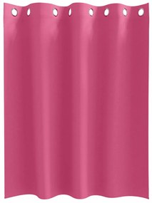 Cortinas 2 pcs Rosa Brilhante 140 x 140 cm Poliéster