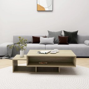 Mesa de centro 105x55x32cm derivados de madeira carvalho sonoma