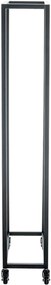 Suporte para lenha Hetta 25 x 40 x 150 cm Preto