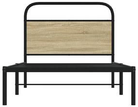 Estrutura cama s/ colchão derivados de madeira carvalho sonoma