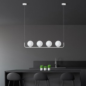 Chandelier Faruk – Branco – 15 cm x 100 cm x 15 cm