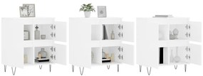 Aparadores 3 pcs madeira processada branco