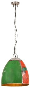 Candeeiro suspenso industrial redondo 25W 42 cm E27 multicor