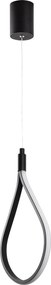 Candeeiro Suspenso Damla – Preto – 23x50-100x10 cm