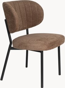 Cadeiras de jantar estofadas Sanne, conjunto de 2