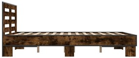 Estrutura de cama 120x200 cm derivados madeira/metal