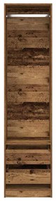 Roupeiro 50x50x200 cm derivados de madeira madeira velha