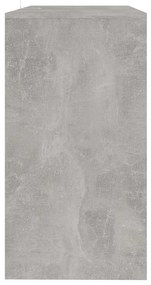 Mesa consola 89x41x76,5cm derivados de madeira cinzento-cimento