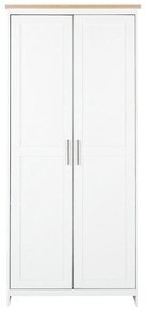 Roupeiro com 2 portas branco 180 cm SELLIN Beliani