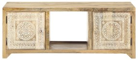 Mesa de centro 90x50x35 cm madeira de mangueira maciça