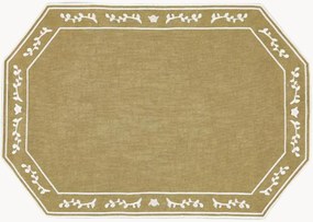 Individual de mesa octogonal com bordado Faial