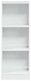 Estante 40x24x109 cm derivados de madeira branco brilhante
