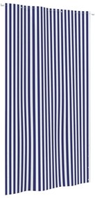 vidaXL Tela de varanda 140x240 cm tecido oxford azul e branco