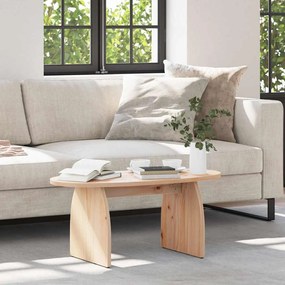 vidaXL Mesa de centro Natural 80 x 40 x 35 cm