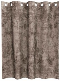 Cortinas de Veludo 2 pcs com Ilhós Cappuccino 140x140 cm