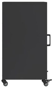 Aparador 36x39x72 cm aço preto