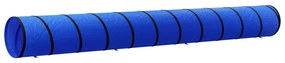 Túnel para cães Ø 55x500 cm poliéster azul