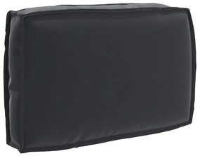 vidaXL Almofada Preto 60 x 40 x 12 cm Tecido Oxford