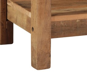 Mesa de Console 107x33x76 cm Madeira Recuperada