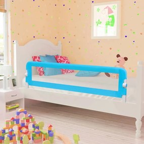 10104 vidaXL Toddler Barra de segurança para cama 150 x 42 cm azul