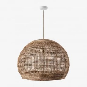 Lâmpada De Teto Suspensa Para Exterior Udane Natural - Branco & Ø80 Cm - ↑65 Cm Udane - Sklum