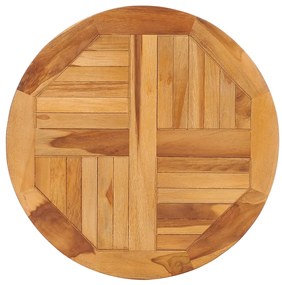 49386 vidaXL Base de mesa giratória madeira de teca maciça