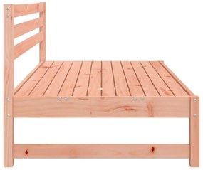Sofás de centro para jardim 2 pcs 120x80 cm douglas maciça