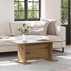 vidaXL Mesa de centro Outros carvalho artisiano 103.5 x 60 x 40 cm