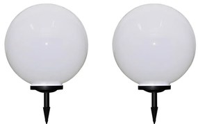 vidaXL Candeeiros de exterior 2 pcs LED 50 cm com estacas de enterrar