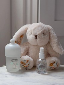 Conjunto água de colónia Baby cologne Sense + boneco-doudou coelho, da SUAVINEX branco