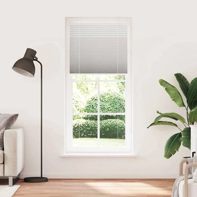 vidaXL Cinzento Luz Plissada Cega 85x200 cm Largura Tecido 84,4 cm