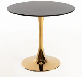 Mesa Kolio 80 cm Golden - Preto