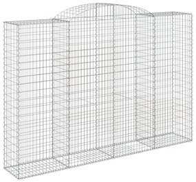 Cestos gabião arqueados 13 pcs 300x50x200/220 ferro galvanizado