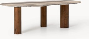 Mesa de jantar em mármore com forma orgânica Naruto, vários tamanhos