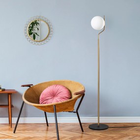 Candeeiro de Pé Tulip – Dourado – 30 x 30 x 168 cm