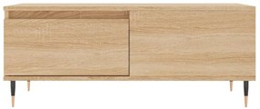Mesa de centro 90x50x36,5 cm derivados madeira carvalho sonoma