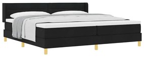 Cama Box Preto e Branco e Preto 200 x 200 cm Espuma