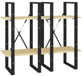 Estante com 4 prateleiras 40x30x140 cm pinho maciço